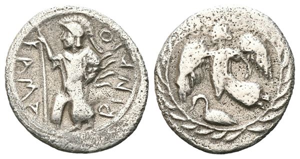Sicily, Kamarina, c. 461-440/35 BC. AR Litra (12 mm, 0.60 g).