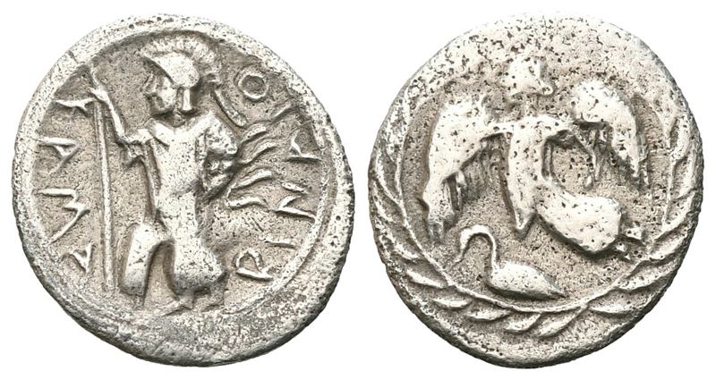Sicily, Kamarina, C. 461-440/35 Bc. Ar Litra (12 MM, 0.60 G).