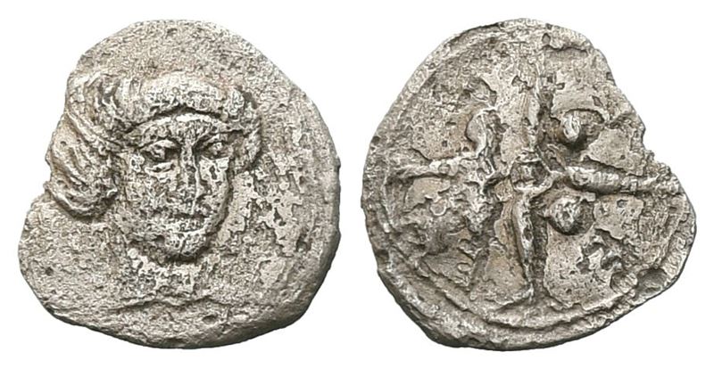 Sicily, Kamarina, C. 425-410 Bc. Ar Pentonkion (7 MM, 0.19 G).