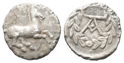 Sicily, Tauromenion. Campanian Mercenaries, 354/3-344 Bc. Ar Litra (10 MM, 0.41 G).