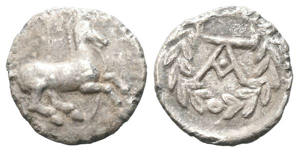 Sicily, Tauromenion. Campanian mercenaries, 354/3-344 BC. AR Litra (10 mm, 0.41 g).