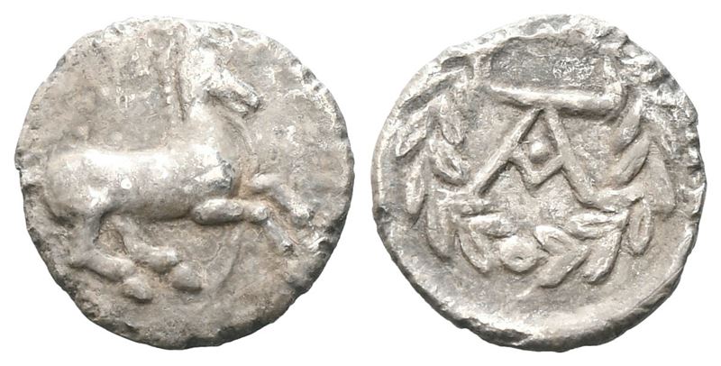 Sicily, Tauromenion. Campanian Mercenaries, 354/3-344 Bc. Ar Litra (10 MM, 0.41 G).