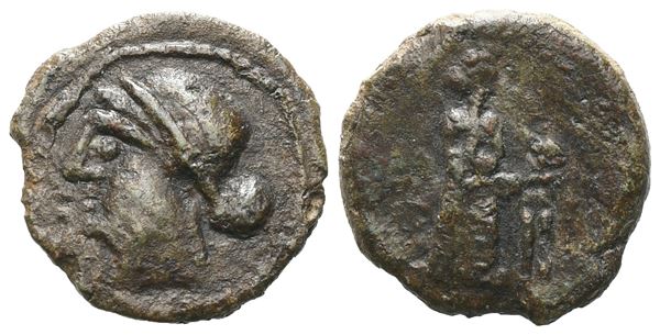 Sicily, Katane(?), c. 2nd-1st century BC. Æ (14 mm, 1.87 g).