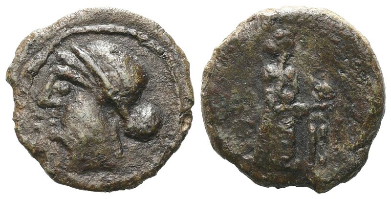 Sicily, Katane(?), C. 2nd-1st Century Bc. Æ (14 MM, 1.87 G).