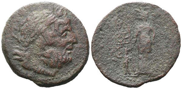 Sicily, Katane, c. 200-187 BC. Æ (27 mm, 12.50 g).