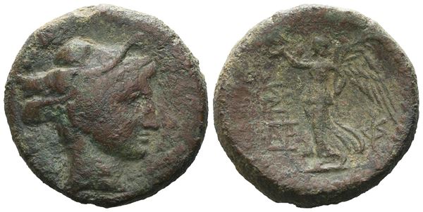 Sicily, Katane, c. 200 BC. Æ (22 mm, 12.30 g).