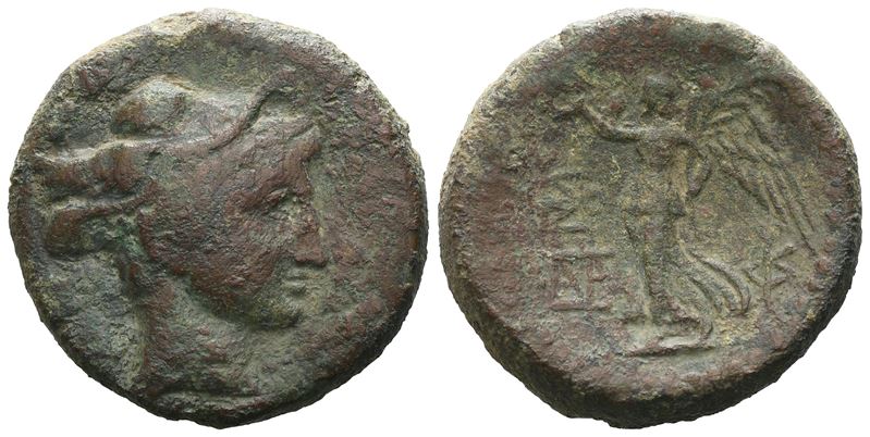Sicily, Katane, C. 200 Bc. Æ (22 MM, 12.30 G).