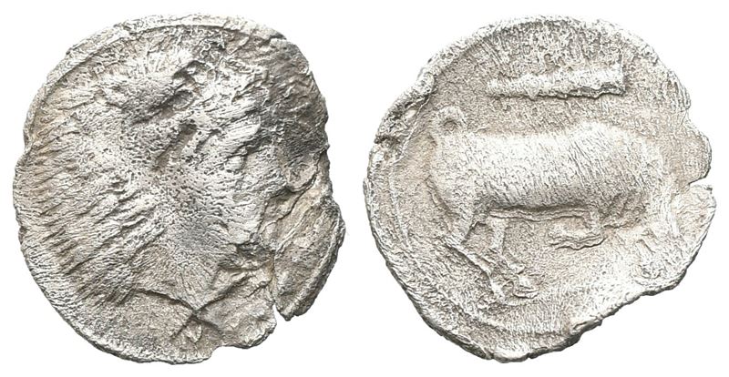 Sicily, Kephaloidion, C. 396-367 Bc. Ar Litra (11 MM, 0.54 G).