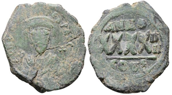 Phocas (602-610). Æ 40 Nummi (32mm, 9.93g).  - Auction Greek, Roman and Byzantine Coins	 - Bertolami Fine Art - Prague