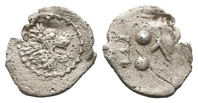Sicily, Leontini, C. 466-460 Bc. Ar Hexas Or Dionkion (6 MM, 0.12 G).