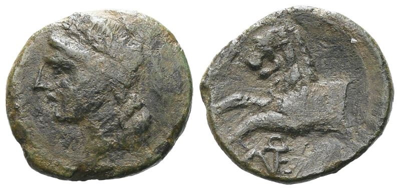 Sicily, Leontinoi, After 210 Bc. Æ (14 MM, 1.72 G).