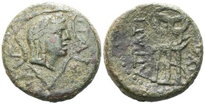 Sicily, Lilybaeum. L. Sempronius Atratinus, 36 Bc. Æ (28 MM, 20.80 G).