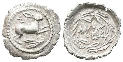 Sicily, Messana, 433-429 Bc. Ar Litra (13 MM, 0.67 G).