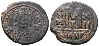 Maurice Tiberius (582-602). Æ 40 Nummi (29mm, 11.71g).