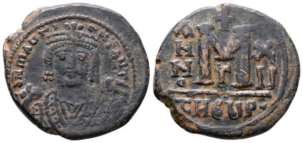 Maurice Tiberius (582-602). Æ 40 Nummi (29mm, 11.71g).