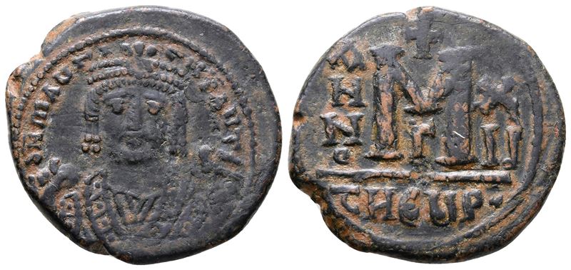 Maurice Tiberius (582-602). Æ 40 Nummi (29mm, 11.71g).