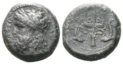 Sicily, Messana, 338-318 Bc. Æ (14 MM, 3.06 G).