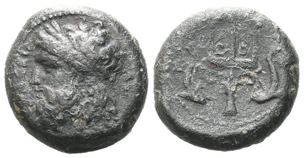 Sicily, Messana, 338-318 BC. Æ (14 mm, 3.06 g).