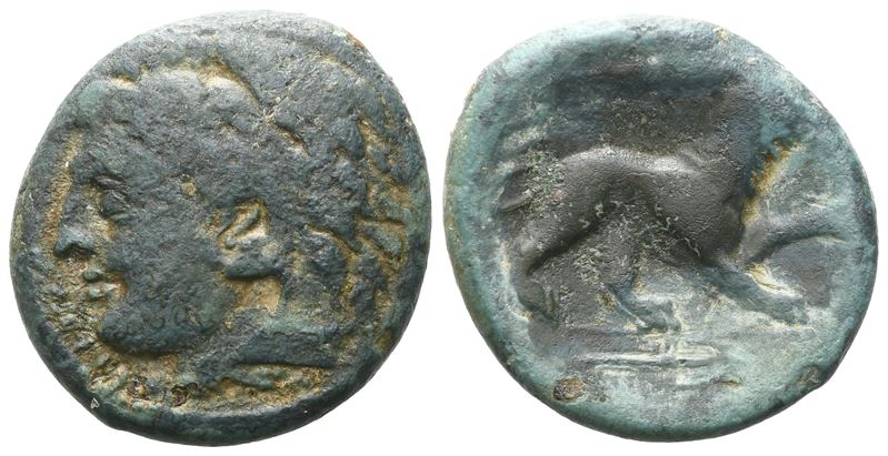 Sicily, Messana, 278-276 Bc. Æ (19 MM, 5.83 G).