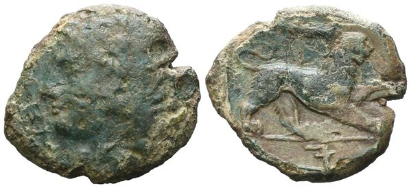 Sicily, Messana. 278-276 BC. Æ (20 mm, 5.12 g).