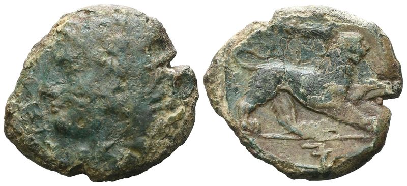 Sicily, Messana. 278-276 Bc. Æ (20 MM, 5.12 G).