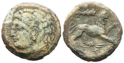 Sicily, Messana. 278-276 Bc. Æ (21 MM, 6.93 G).
