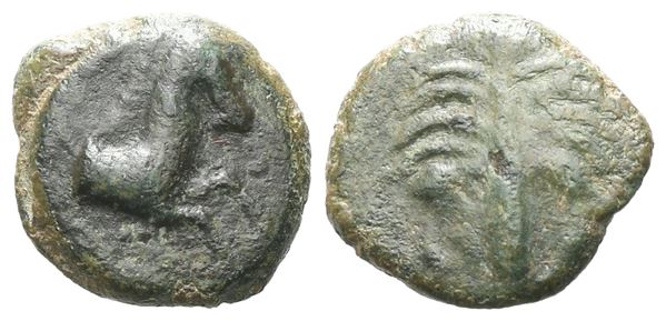 Sicily, Motya, c. 400-397 BC. Æ (11 mm, 1.25 g).