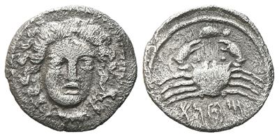 Sicily, Motya, C. 400-397 Bc. Ar Litra (12 MM, 0.55 G).