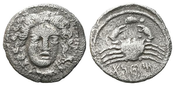 Sicily, Motya, c. 400-397 BC. AR Litra (12 mm, 0.55 g).