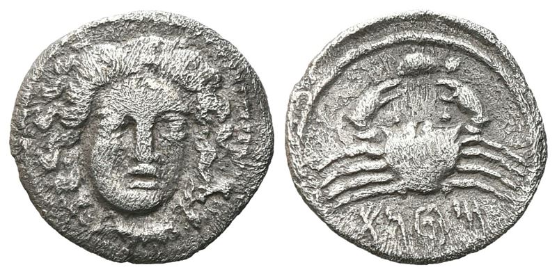 Sicily, Motya, C. 400-397 Bc. Ar Litra (12 MM, 0.55 G).