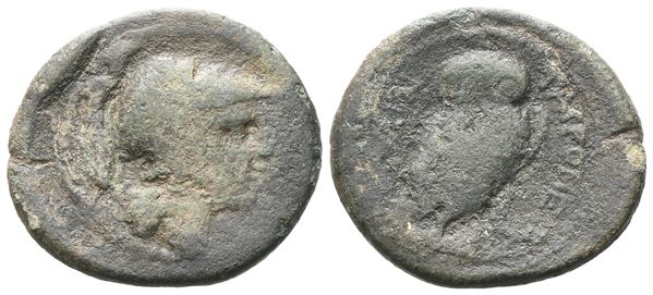 Sicily, Tauromenion, c. 2nd century BC. Æ (19 mm, 3.57 g).