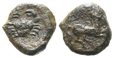 Sicily, Motya, C. 400-397 Bc. Æ (9 MM, 1.05 G).