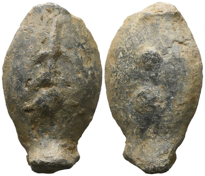 Etruria or Umbria, Sextans, c. 3rd century BC; Æ (29 g; 29,2 x 35,1 mm)