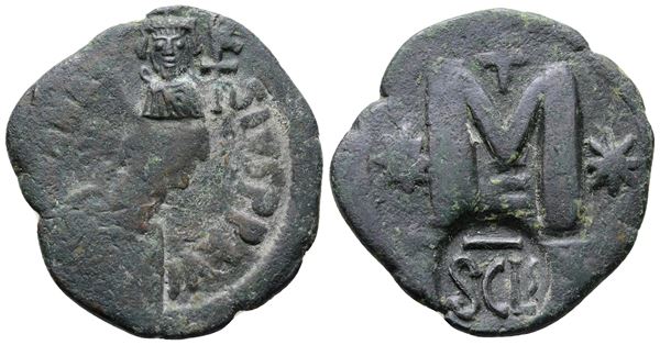 Heraclius (610-641). Æ 40 Nummi (32mm, 13.03g).  - Auction Greek, Roman and Byzantine Coins	 - Bertolami Fine Art - Prague