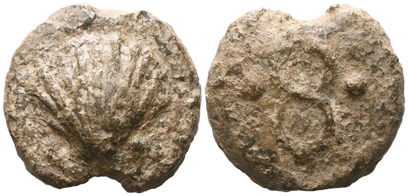 Anonymous, Sextans, c. 280 BC; Æ (56 g; 37 mm; 12 h)