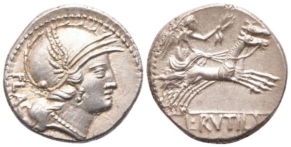 Rutilius Flaccus, Denarius, Rome, 77 BC; AR (3,98 g; 17,5 mm; 6 h)