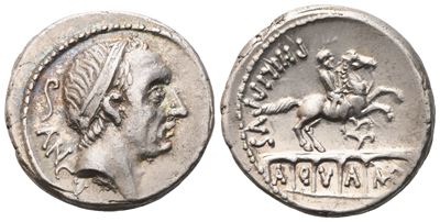 L. Marcius Philippus, Denarius, 57 Bc; Ar (4,04 G; 17 MM; 5 H)