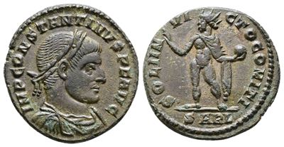 Constantine i (307/310-337). Æ Follis (20mm, 3.33g).