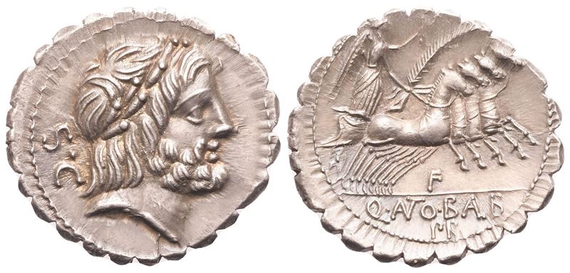 Q. Antonius Balbus, Denarius serratus, Rome, 83-82 BC; AR (3,81 g; 19 mm; 6 h)