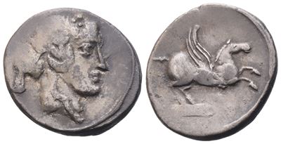 Q. Titius, Denarius, 90 Bc; Ar (3,88 G; 18,8 MM; 6 H)