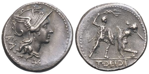T. Didius, Denarius, Rome, 113 or 112 BC; AR (3,84 g; 19 mm; 8 h)