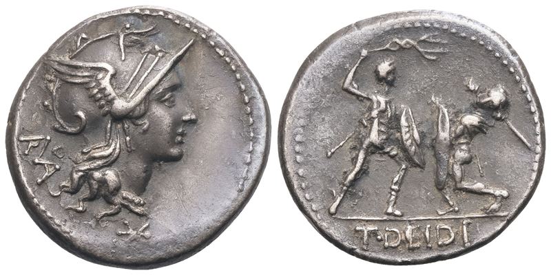 T. Didius, Denarius, Rome, 113 or 112 BC; AR (3,84 g; 19 mm; 8 h)