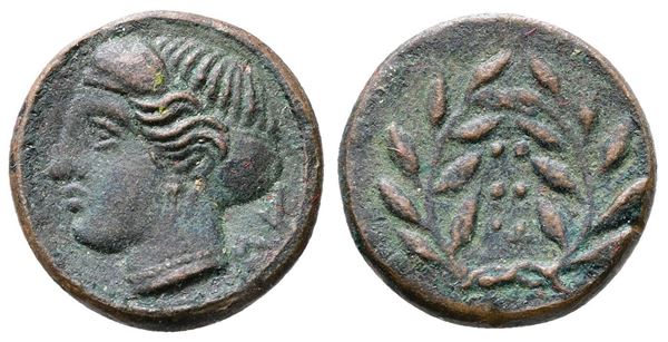 Sicily, Himera, c. 420-407 BC. Replica of Æ Hemilitron (16mm, 2.06g).  - Auction Greek, Roman and Byzantine Coins	 - Bertolami Fine Art - Prague