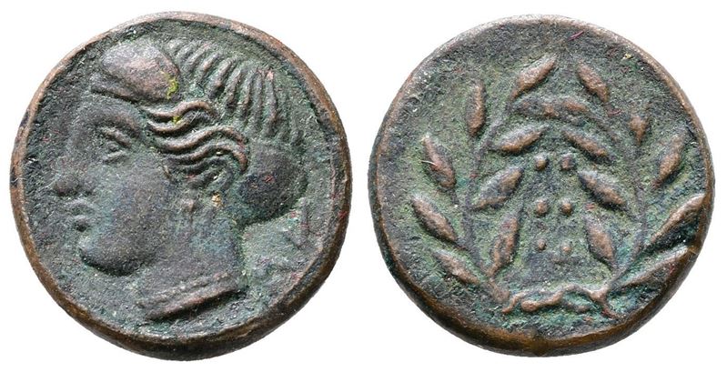 Sicily, Himera, C. 420-407 Bc. Replica Of Æ Hemilitron (16mm, 2.06g).