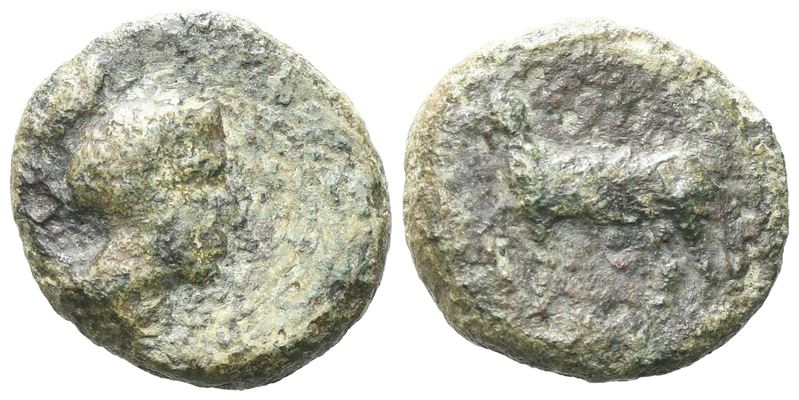 Sicily, Nakona, C. 420-400 Bc. Æ (16 MM, 4.40 G).