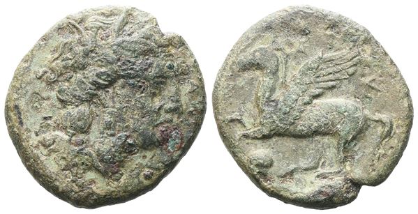 Sicily, Nakona, c. 316/10-300/290 BC. Æ (19 mm, 5.51 g).