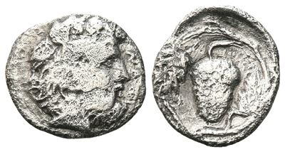 Sicily, Naxos, C. 415-403 Bc. Ar Litra (10 MM, 0.67 G).
