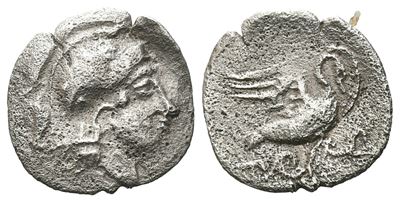 Sicily, Panormos As Ziz, C. 405-380 Bc. Ar Litra (11 MM, 0.51 G).