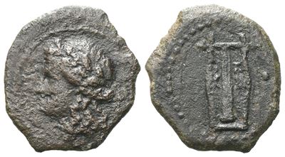 Sicily, Panormos(?), C. 3rd-2nd Century Bc. Æ (15 MM, 1.82 G).