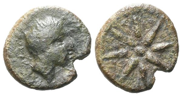 Sicily, Tyndaris, early 2nd century BC. Æ (12 mm, 1.47 g).